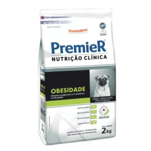 Premier Nutrição Clinica Cães Obesidade Pequeno Porte 2KG Adulto