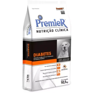 Ração Premier Nutrição Clínica Diabetes Cães Adultos Médio E Grande Porte 10,1kg