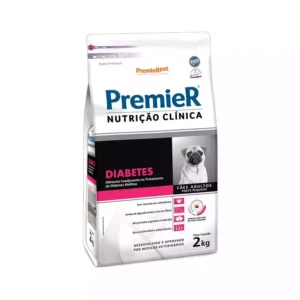 Premier Nutrição Clínica Diabetes para Cães Adultos e Filhotes Pequeno Porte 2Kg