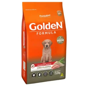 Ração Golden Fórmula Cães Filhotes Frango e Arroz 15kg