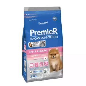 Ração Premier Raças Específicas Spitz Alemão Filhotes Sabor Frango 2,5kg