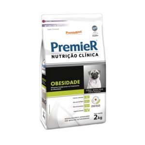 Premier Nutrição Clinica Obesidade Ração Cães cachorro pet Adulto 2kg