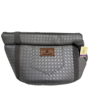 Bolsa de Transporte para Cachorros e Gatos Cinza
