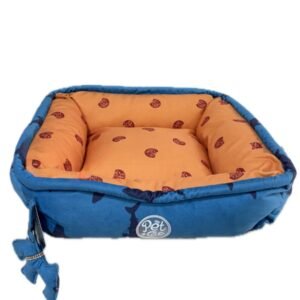 Cama Para Cachorros e Gatos Pet Cão Azul Tubarões Lavável Tamanho G