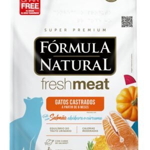 Formula Natural (Freah Meat) Gatos Castrados/ Salmão, Abóbora e Cúrcuma 10,1kg