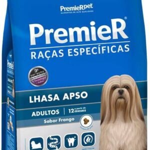 Premier Raças Especificas LHASA APSO Ração Cães cachorro pet Frango Adulto 2,5kg