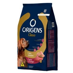 Origens Class Ração Cães cachorro pet carne e frango Adultos 10,1kg