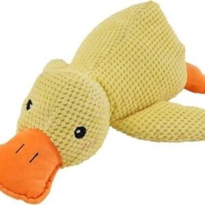 Dogs.Era Brinquedo de Pelúcia Pato Sonoro para Cachorros