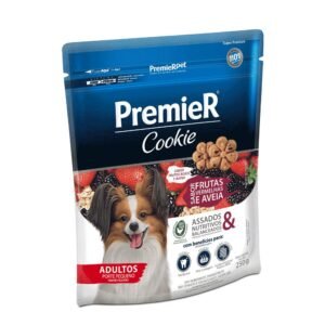 Premier Petisco Cães Cachorro Pet Snacks Cookie frutas vermelhas e Aveia 250g cada pacote