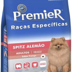 Premier Raças Especificas SPITZ ALEMÃO Ração Cães cachorro pet Frango Adulto 2,5kg