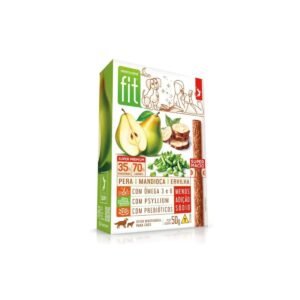 Spin Onebyone Fit Petisco Cães Cachorro Pet Snacks Pera, Mandioca e Ervilha 50g cada caixa