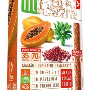 Spin Onebyone Fit Petisco Cães Cachorro Pet Snacks Pêssego, Brócolis e Grão de Bico 50g cada caixa