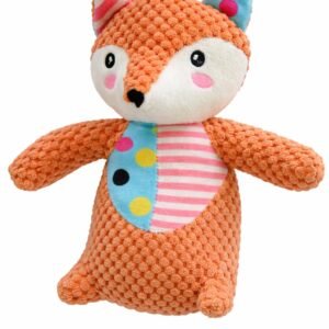 Brinquedo de Pelúcia Raposa para Cães Divertido e Confortável